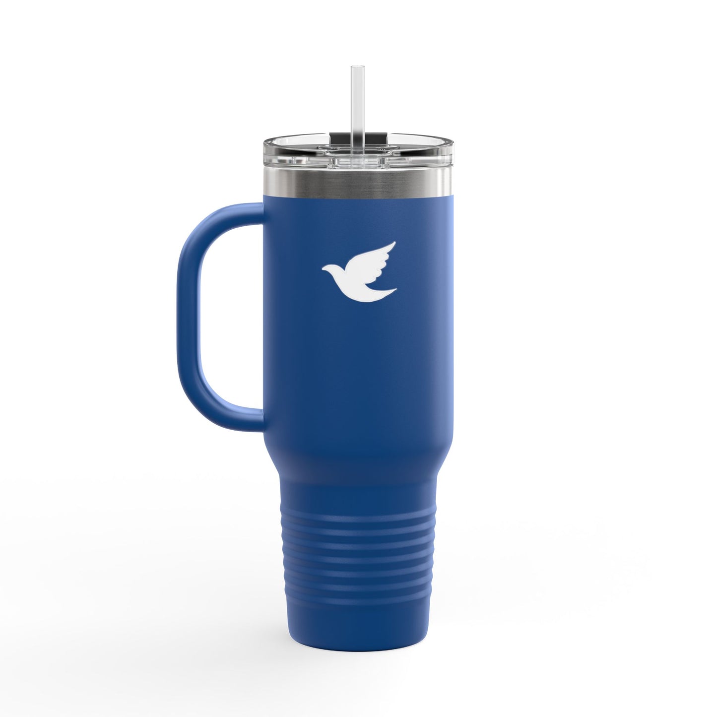 Taza Termica de Fe con Popote 1.18L - Christian Insulated Tumbler 40oz - "Venga Tu Reino" Mateo 6:10 - Spanish Bible Verse Travel Mug with Straw - Somos Semilla De Mostaza