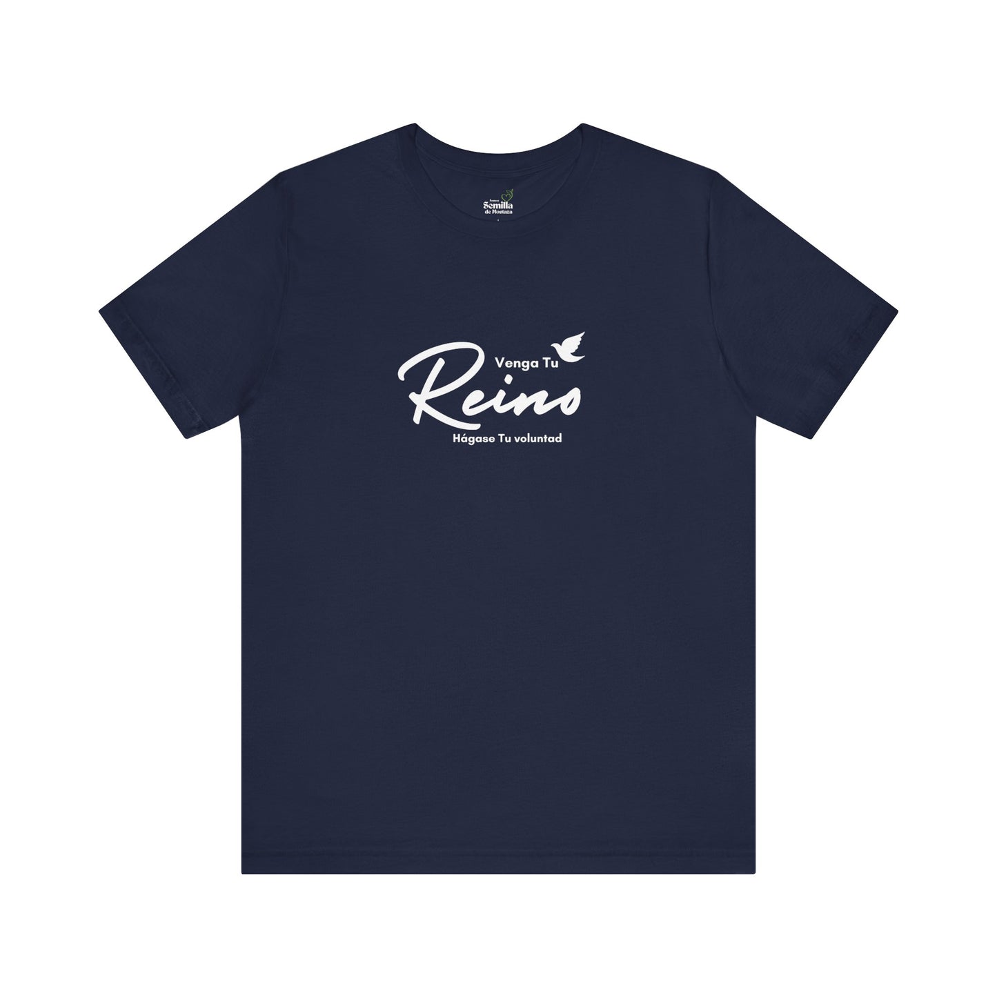 Camiseta Cristiana Unisexo - "Venga tu Reino" Mateo 6:10 Bible Verse Shirt - Christian T-Shirt Unisex - Somos Semilla De Mostaza