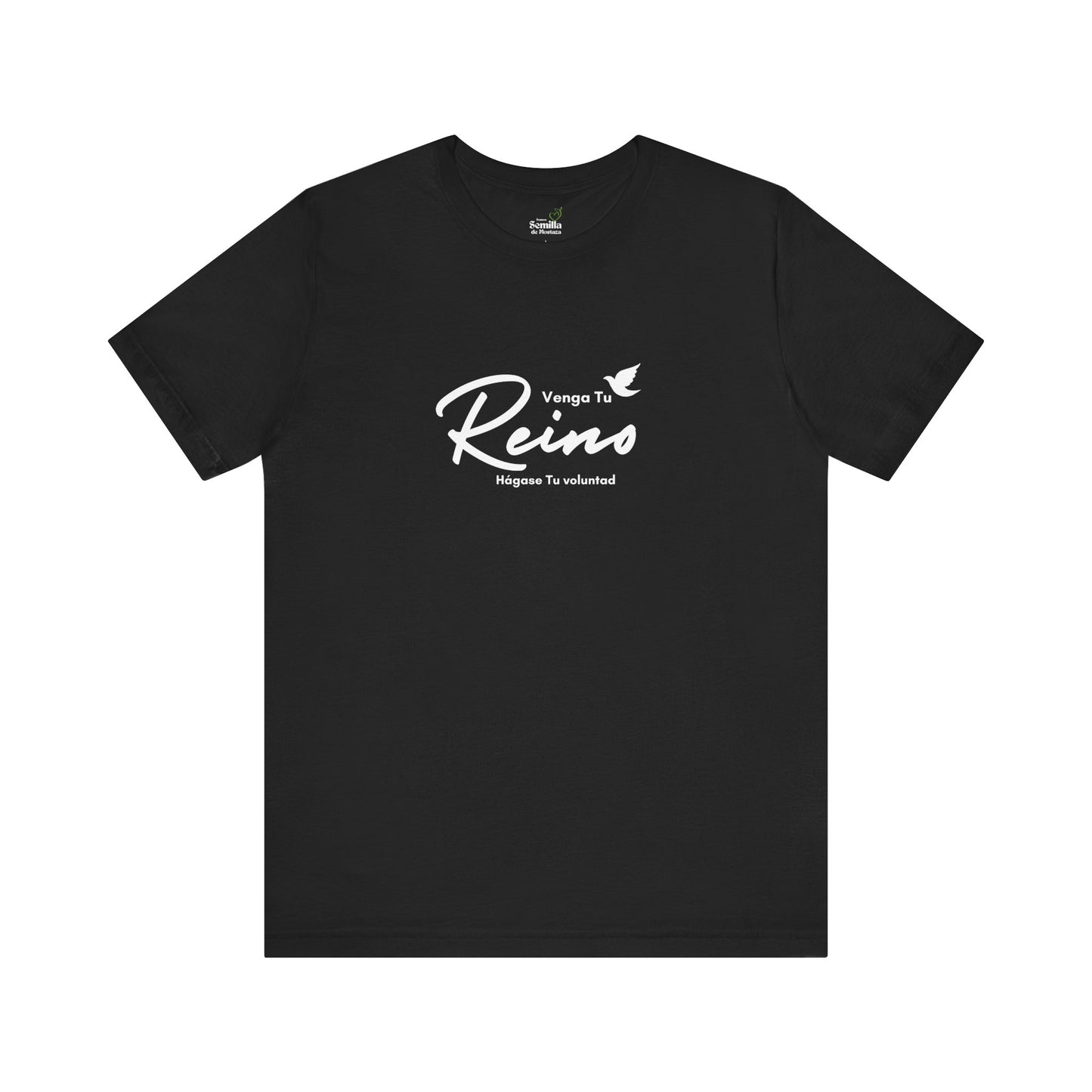Camiseta Cristiana Unisexo - "Venga tu Reino" Mateo 6:10 Bible Verse Shirt - Christian T-Shirt Unisex - Somos Semilla De Mostaza