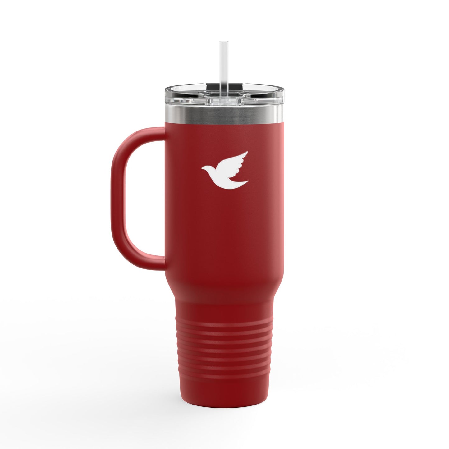 Taza Termica de Fe con Popote 1.18L - Christian Insulated Tumbler 40oz - "Venga Tu Reino" Mateo 6:10 - Spanish Bible Verse Travel Mug with Straw - Somos Semilla De Mostaza
