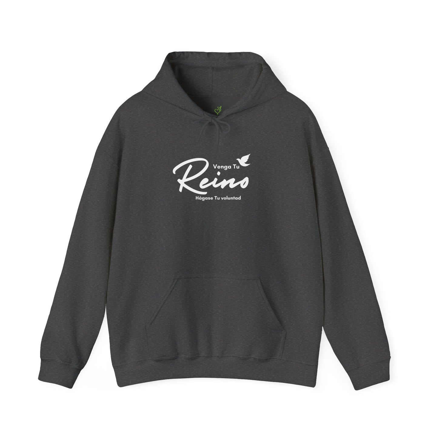 Sudadera Cristiana con Gorro - "Venga tu Reino" Mateo 6:10 - Christian Hoodie - Unisex Faith Sweatshirt in Black, Maroon, Navy