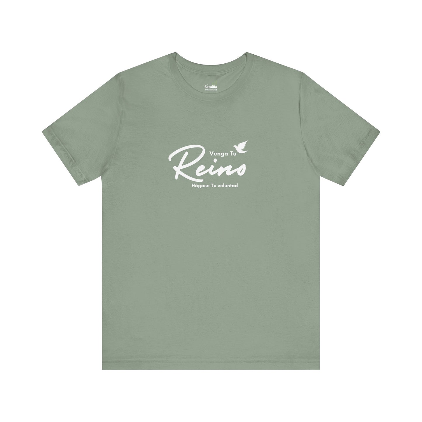 Camiseta Cristiana Unisexo - "Venga tu Reino" Mateo 6:10 Bible Verse Shirt - Christian T-Shirt Unisex - Somos Semilla De Mostaza