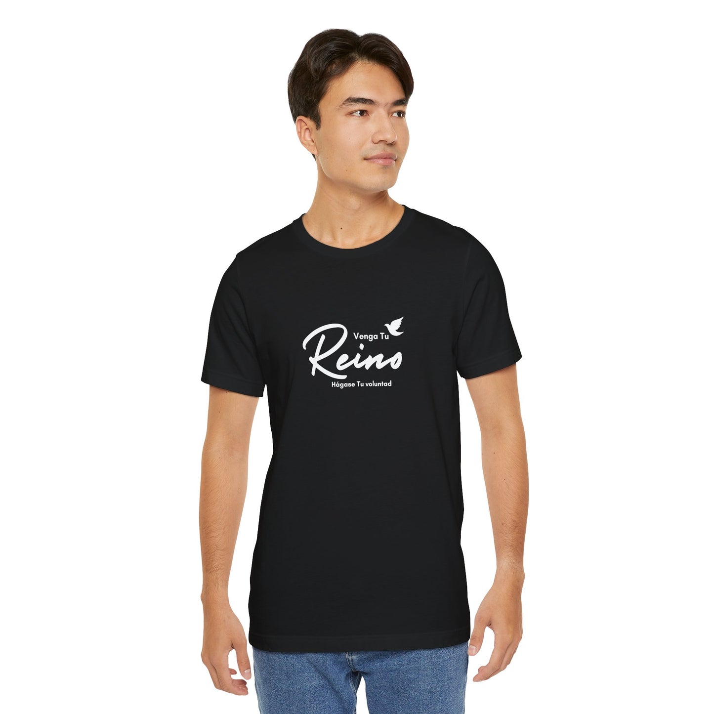 Camiseta Cristiana Unisexo - "Venga tu Reino" Mateo 6:10 Bible Verse Shirt - Christian T-Shirt Unisex - Somos Semilla De Mostaza