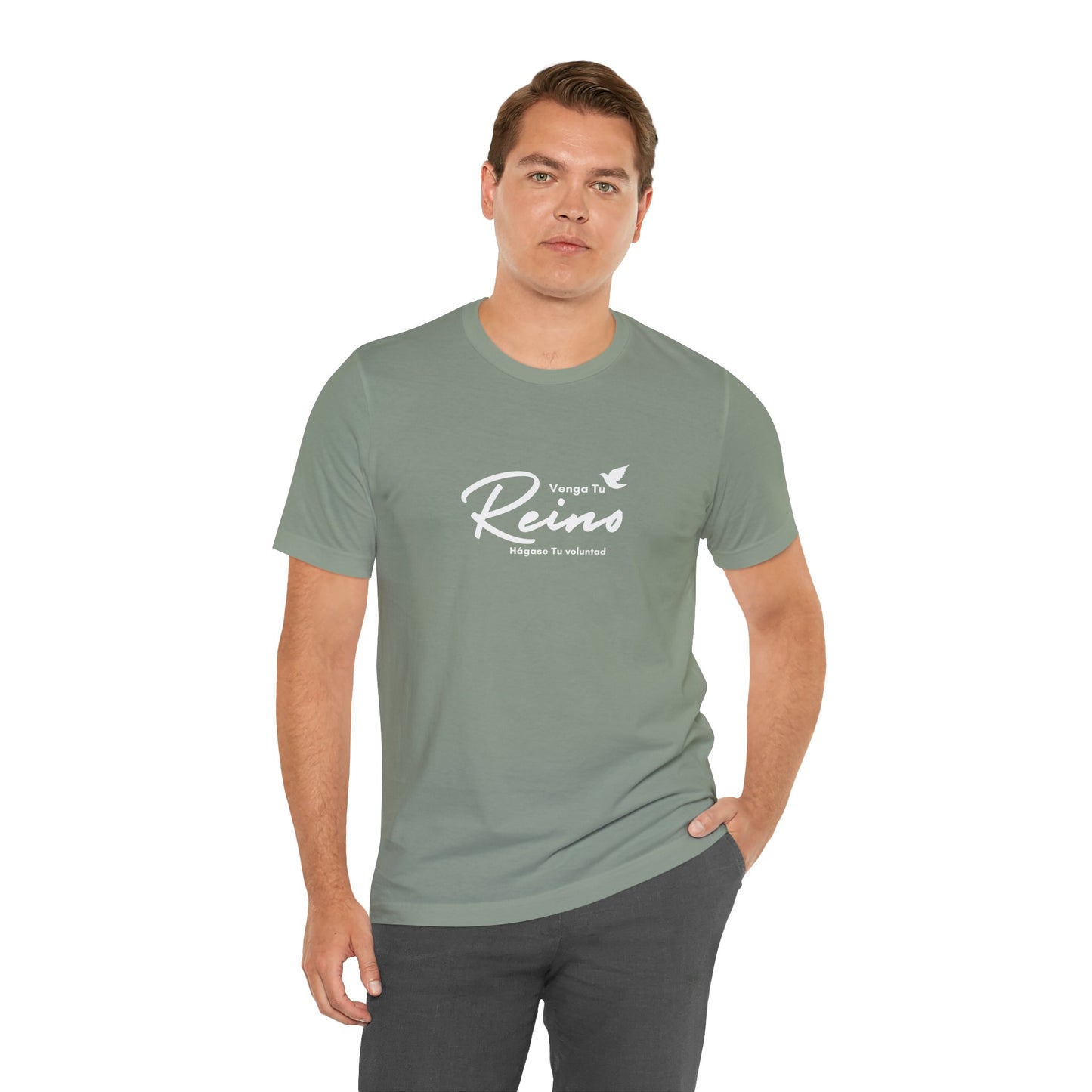Camiseta Cristiana Unisexo - "Venga tu Reino" Mateo 6:10 Bible Verse Shirt - Christian T-Shirt Unisex - Somos Semilla De Mostaza