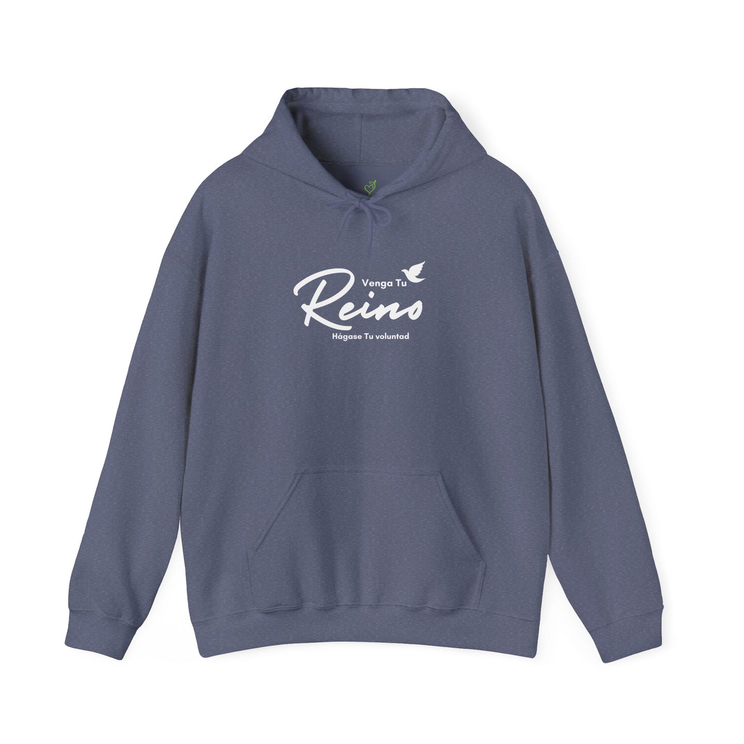 Sudadera Cristiana con Gorro - "Venga tu Reino" Mateo 6:10 - Christian Hoodie - Unisex Faith Sweatshirt in Black, Maroon, Navy