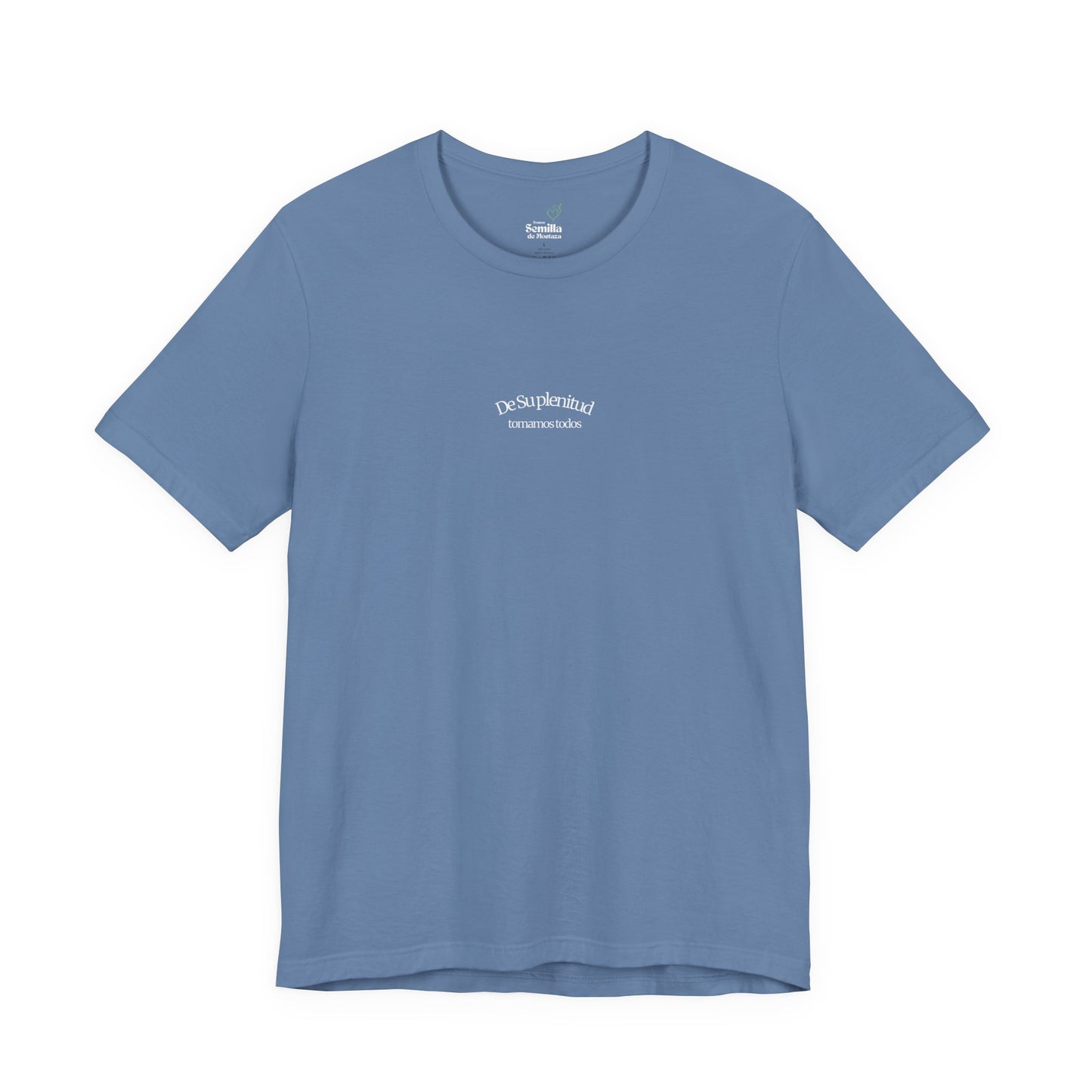Camiseta Cristiana “Gracia sobre gracia” Juan 1:16 - Unisex Faith Apparel - Christian T-Shirt with Spanish Bible Verse