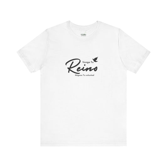 Camiseta Cristiana Unisexo - "Venga tu Reino" Mateo 6:10 Bible Verse Shirt - Christian T-Shirt Unisex