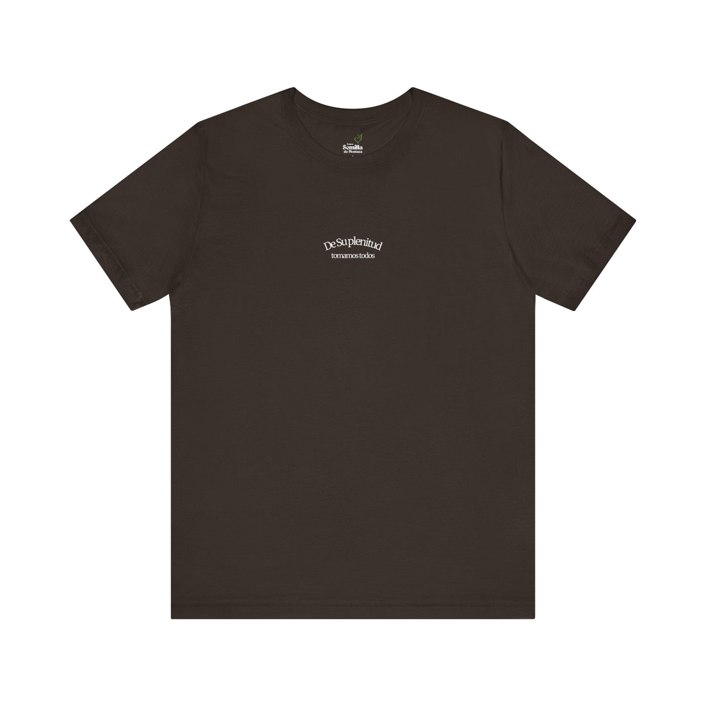 Camiseta Cristiana “Gracia sobre gracia” Juan 1:16 - Unisex Faith Apparel - Christian T-Shirt with Spanish Bible Verse