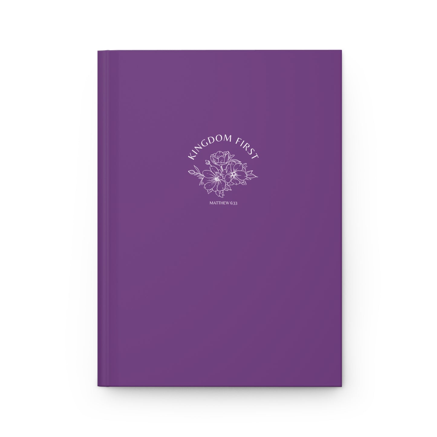 "Kingdom First" Floral Hardcover Matte Journal
