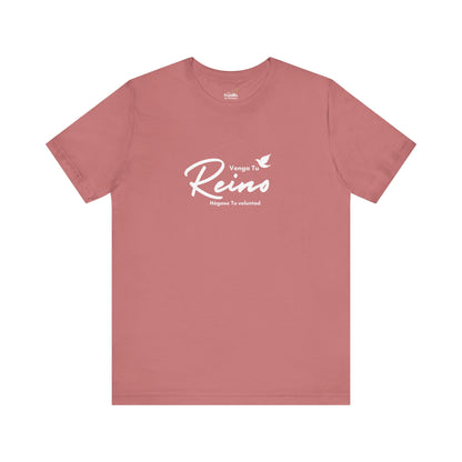 Camiseta Cristiana Unisexo - "Venga tu Reino" Mateo 6:10 Bible Verse Shirt - Christian T-Shirt Unisex - Somos Semilla De Mostaza