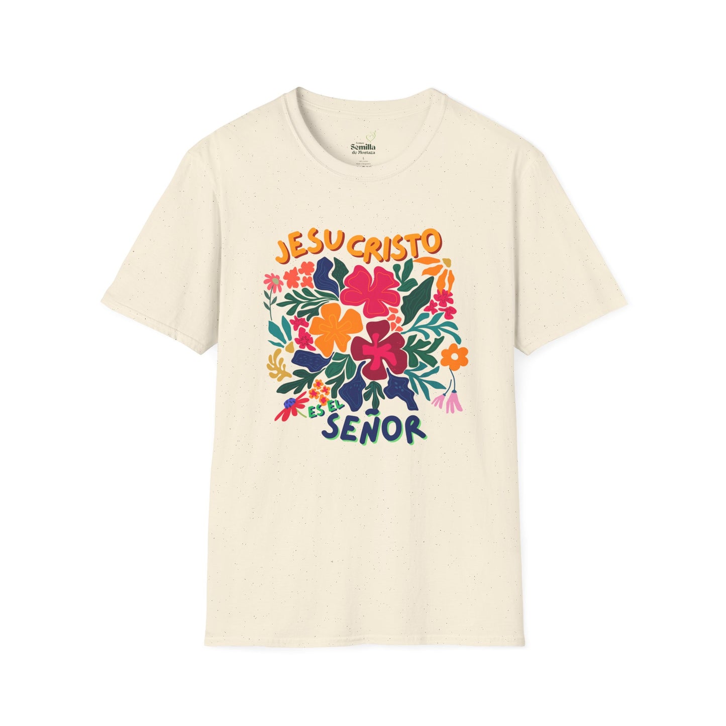 "Jesucristo es el Señor" Floral T-Shirt
