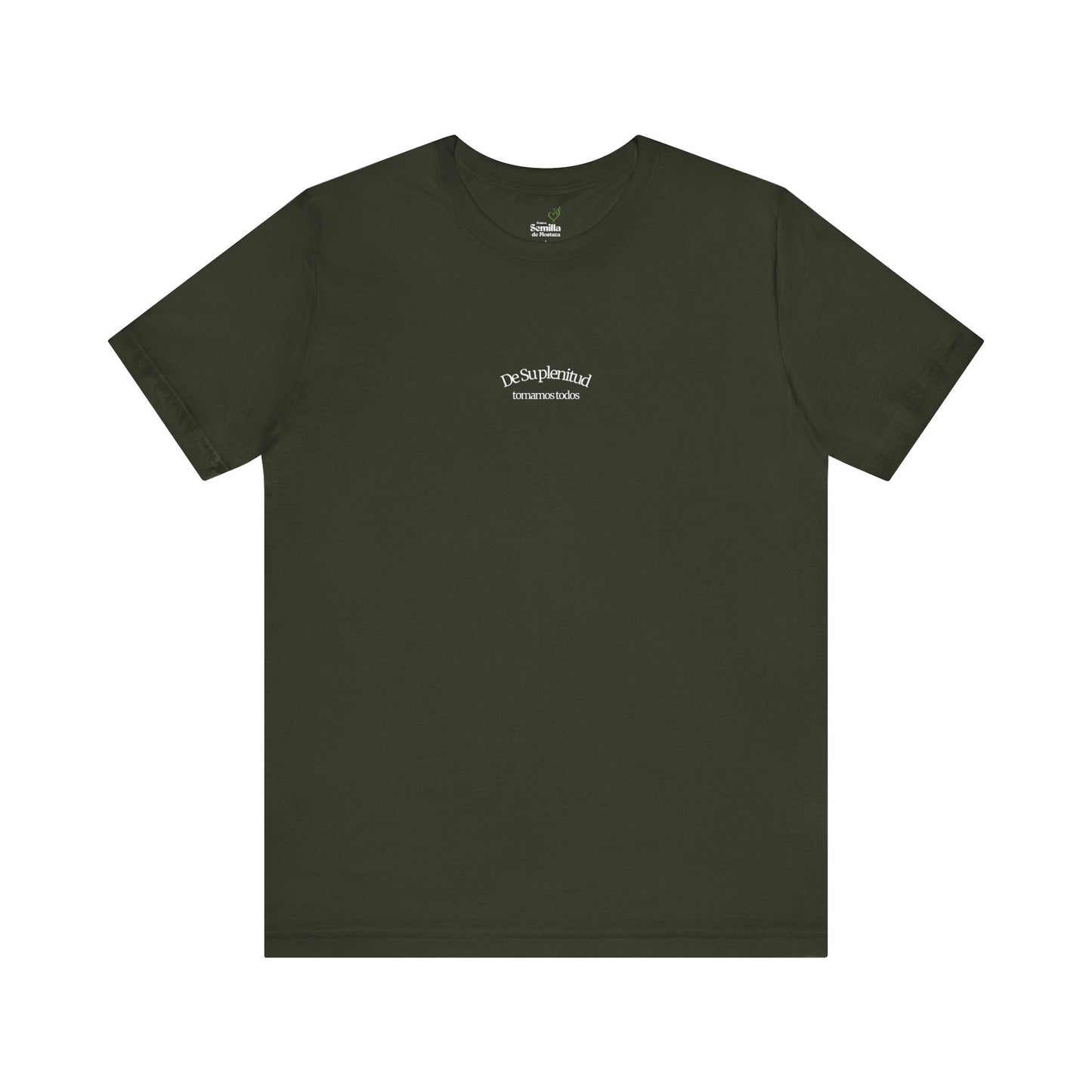 Camiseta Cristiana “Gracia sobre gracia” Juan 1:16 - Unisex Faith Apparel - Christian T-Shirt with Spanish Bible Verse