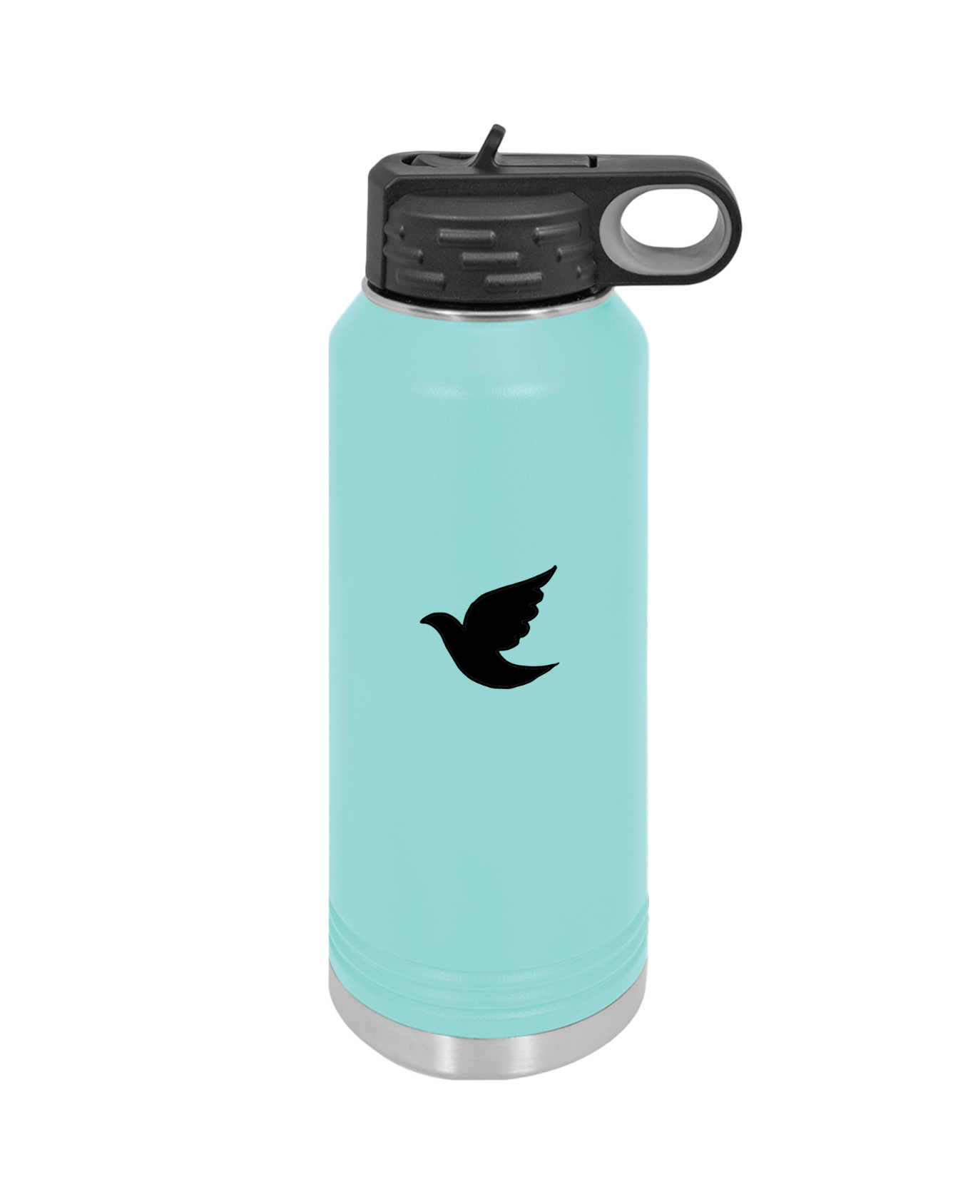 Botella de Acero Inoxidable 32oz - "Venga tu Reino" Mateo 6:10 con Paloma - Christian Water Bottle 32oz - Somos Semilla De Mostaza