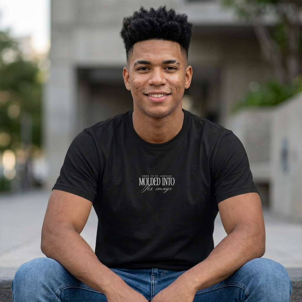 Born to Be Molded T-Shirt — Romans 8:29 Christian Faith Tee