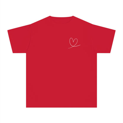 Playera Cristiana Infantil – Salmo 138:8 Diseño Corazón | Christian Kids T-Shirt – Heart Design