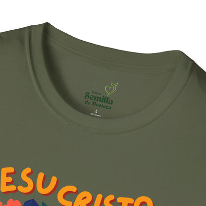 "Jesucristo es el Señor" Floral T-Shirt