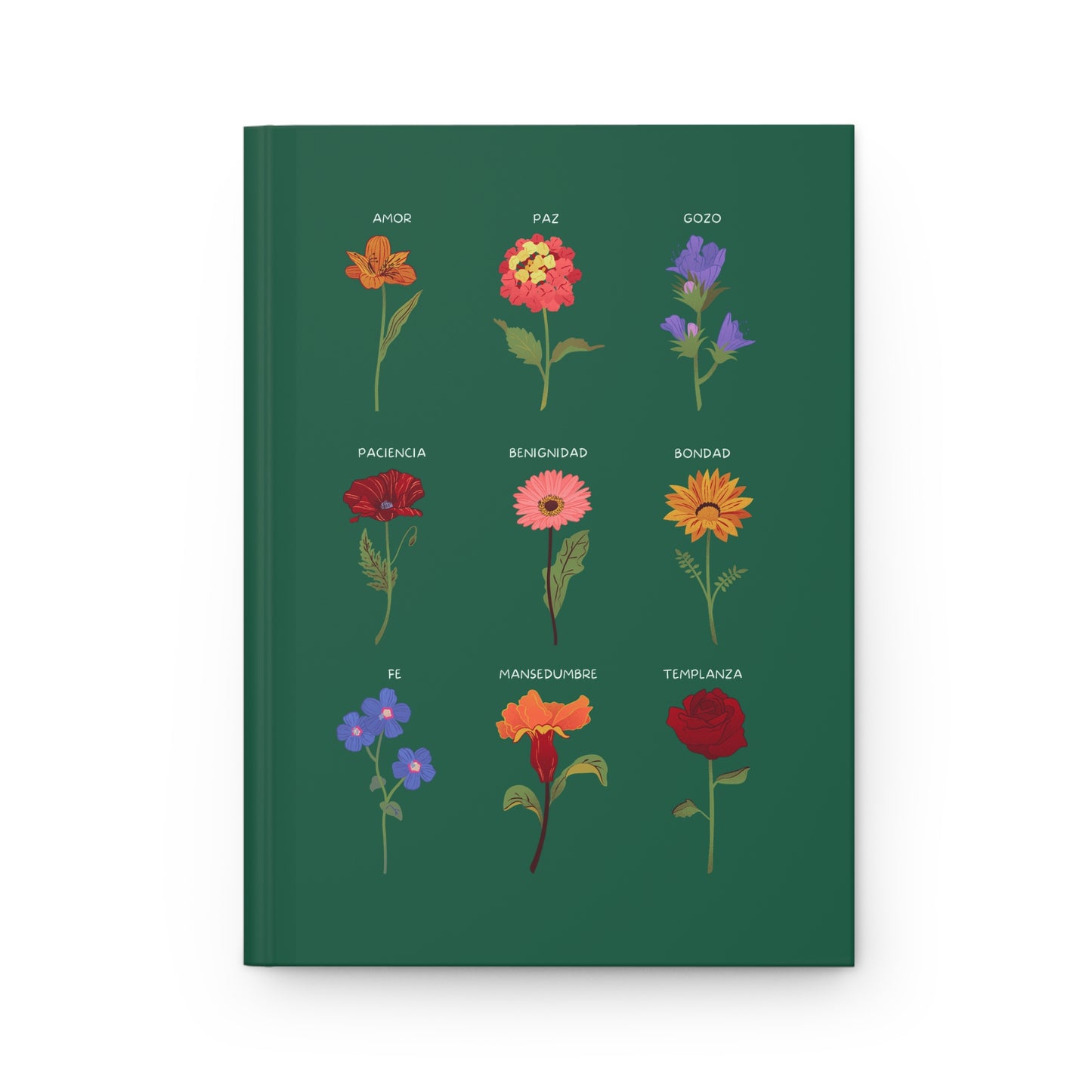 Frutos del Espíritu (Galatas 5:22-23) Hardcover Prayer Journal