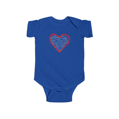 Pañalero Cristiano para Bebe con Versículo - 1 Corintios 13:4-7 - Christian Baby Onesie