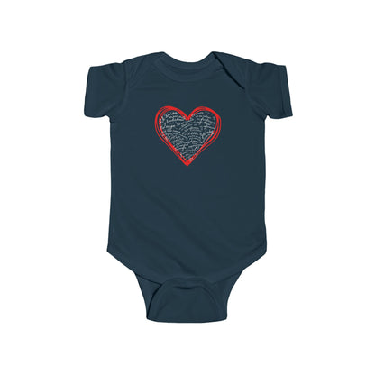 Pañalero Cristiano para Bebe con Versículo - 1 Corintios 13:4-7 - Christian Baby Onesie