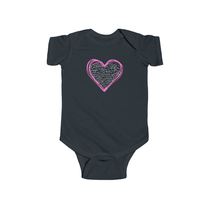 Pañalero Cristiano para Bebe con Versículo - 1 Corintios 13:4-7 - Christian Baby Onesie