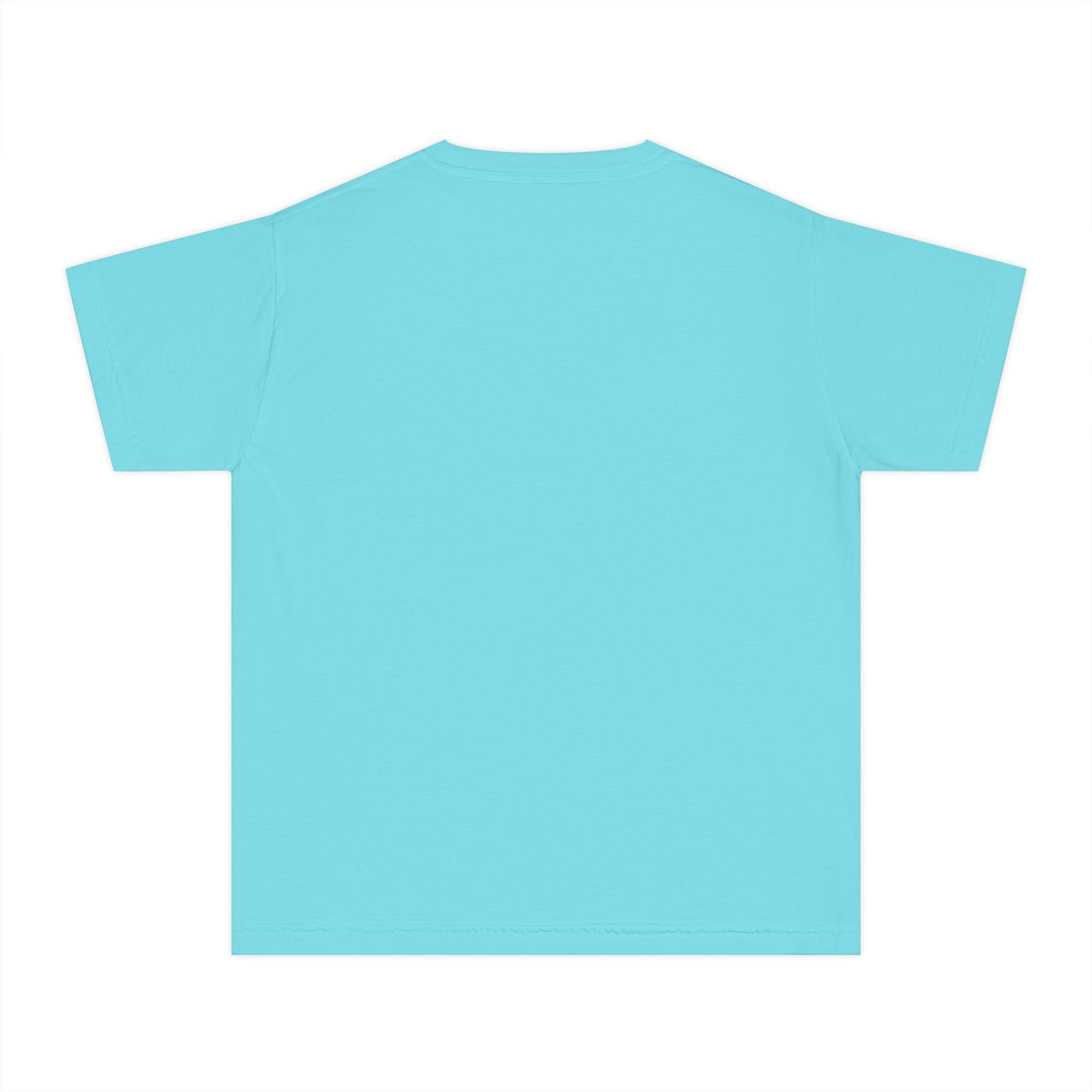 Playera Cristiana Infantil con Versículo - 1 Corintios 13:4-7 en Corazón Rosa - Christian Kids T-shirt "Love Is..."