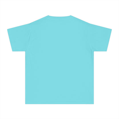 Playera Cristiana Infantil con Versículo - 1 Corintios 13:4-7 en Corazón Rosa - Christian Kids T-shirt "Love Is..."