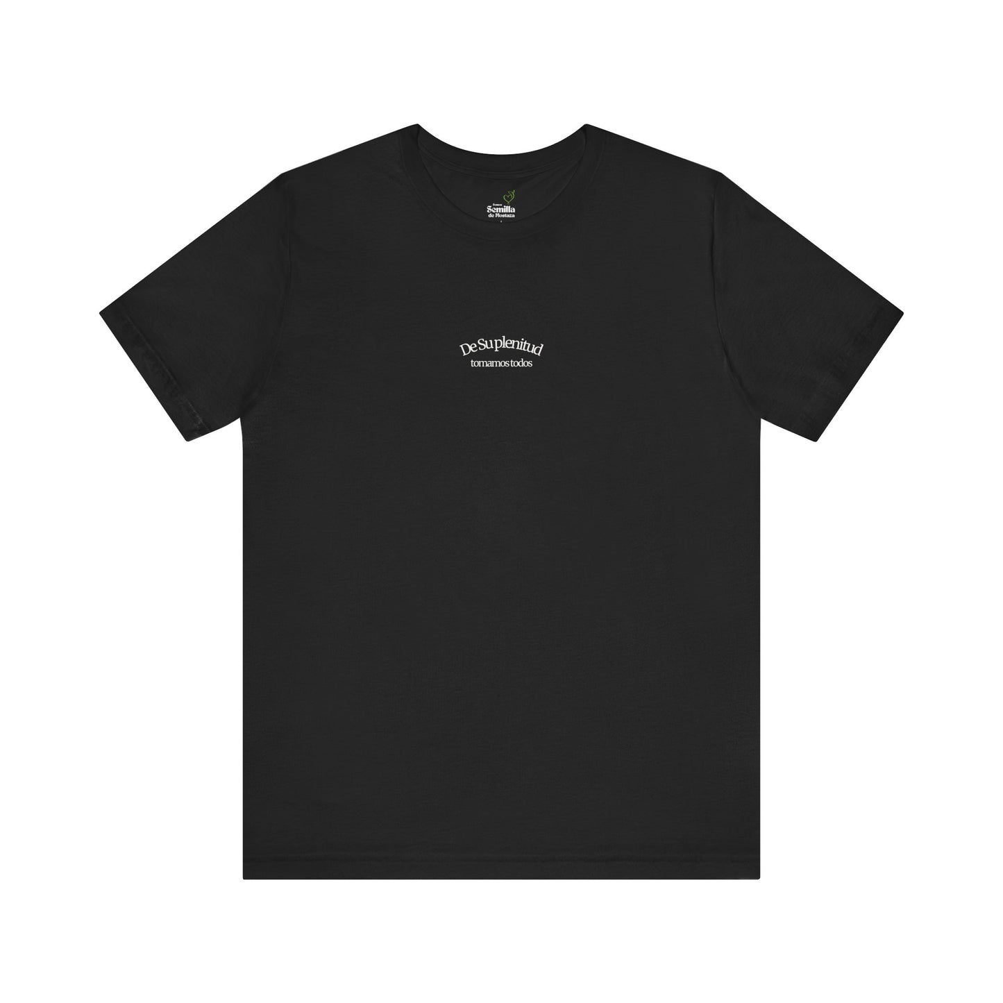 Camiseta Cristiana “Gracia sobre gracia” Juan 1:16 - Unisex Faith Apparel - Christian T-Shirt with Spanish Bible Verse