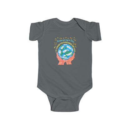 Pañalero Cristiano para Bebe – Josué 1:9 En la Manos de Dios | Christian Baby Onesie – In God’s Hands