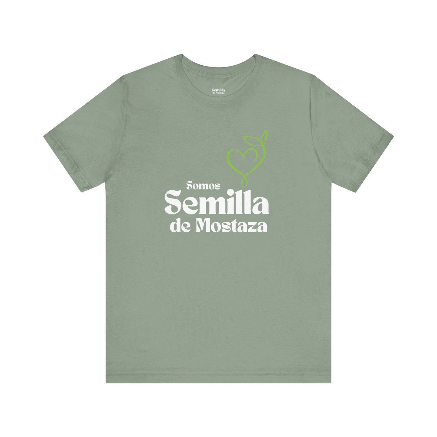 Camiseta Cristiana Unisexo - Logo "Somos Semilla de Mostaza" - Christian Unisex T-Shirt - Somos Semilla De Mostaza