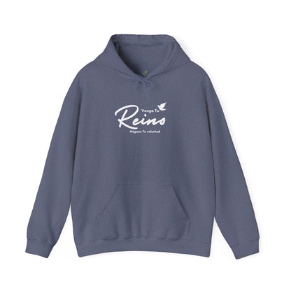 Sudadera Cristiana con Gorro - "Venga tu Reino" Mateo 6:10 - Christian Hoodie - Unisex Faith Sweatshirt in Black, Maroon, Navy