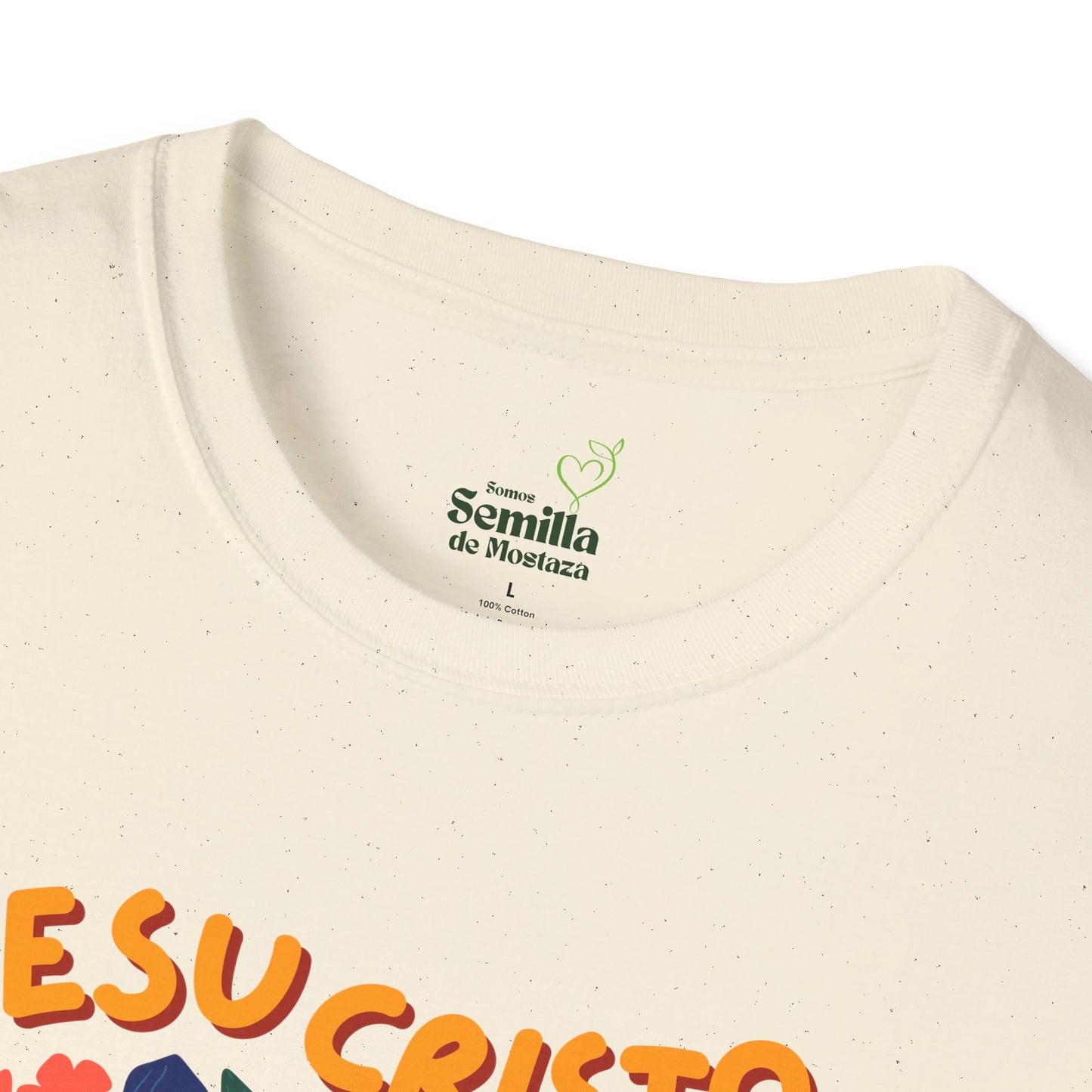 "Jesucristo es el Señor" Floral T-Shirt