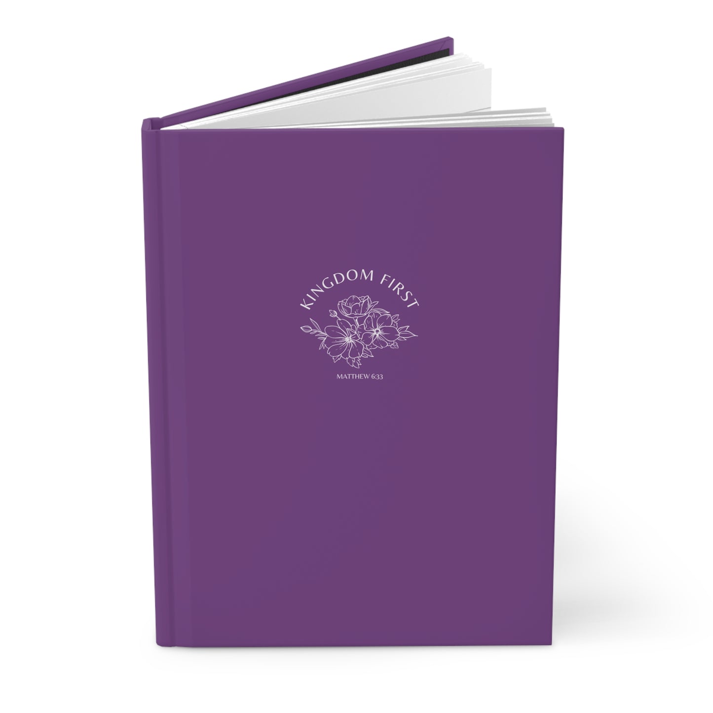 "Kingdom First" Floral Hardcover Matte Journal