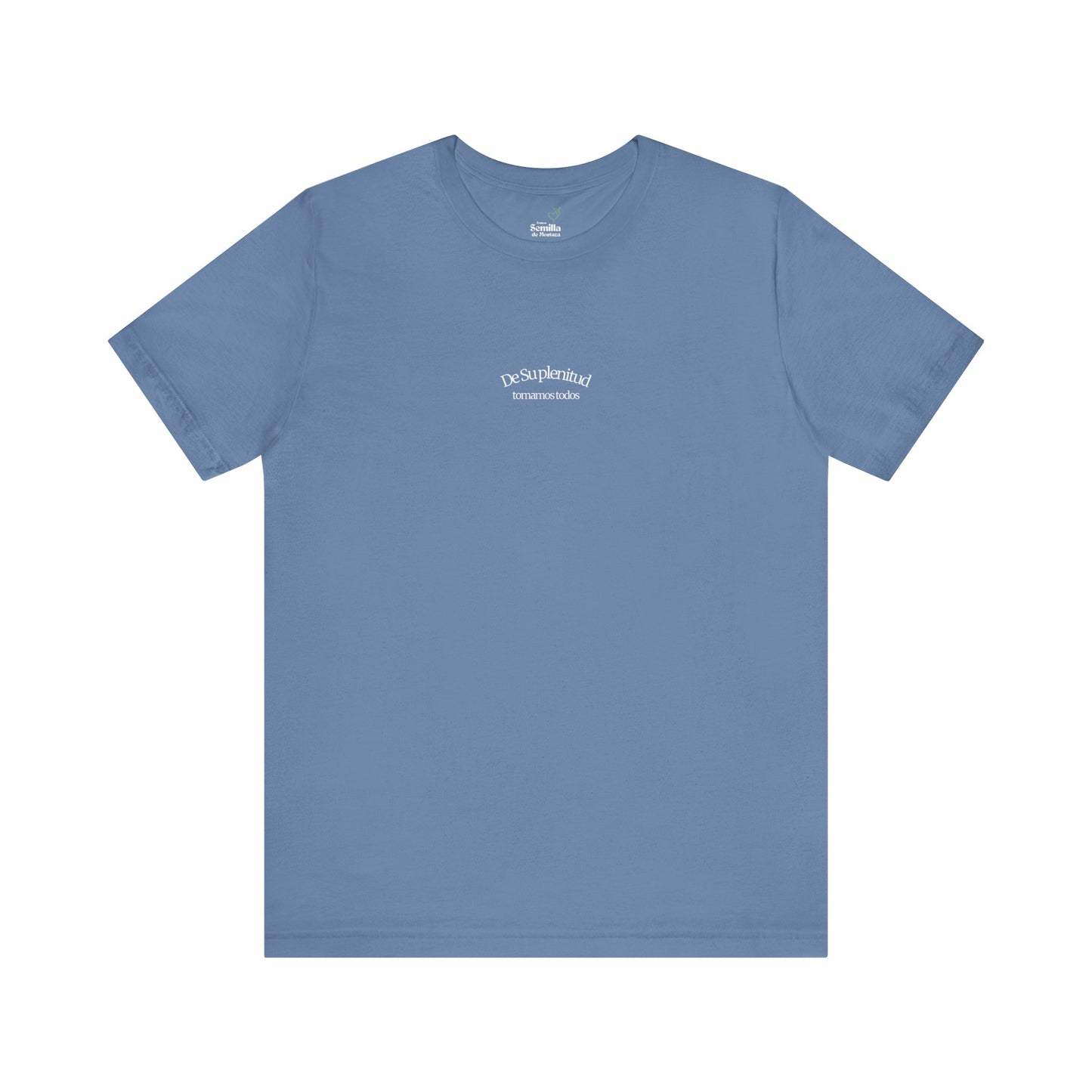 Camiseta Cristiana “Gracia sobre gracia” Juan 1:16 - Unisex Faith Apparel - Christian T-Shirt with Spanish Bible Verse