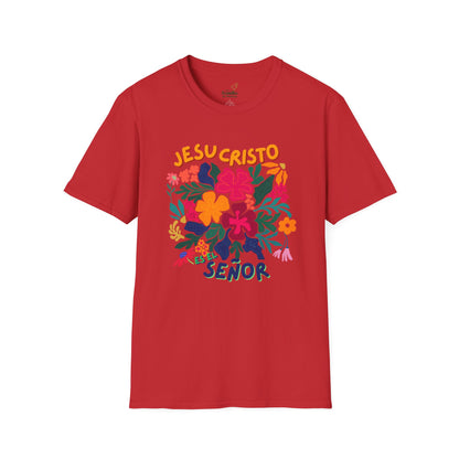 "Jesucristo es el Señor" Floral T-Shirt